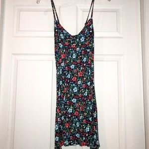 Floral A line mini dress